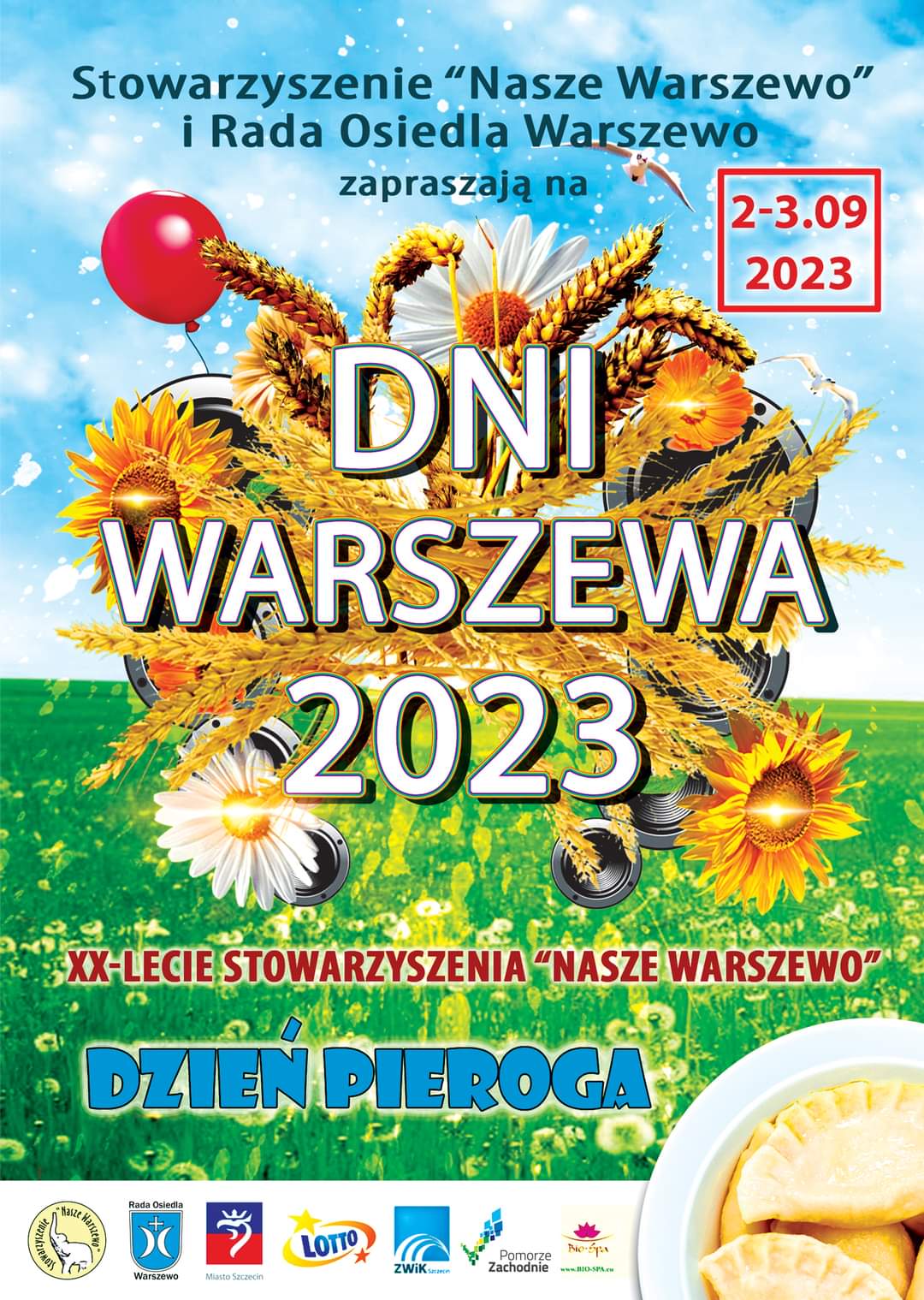 Plakat przedsięwzięcia zawierający nazwę wydrzenia